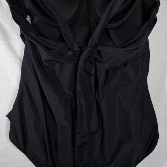 COCOSHIP Womens Swimsuit Black Size 5XL Halter One‎ Piece - Picture 9 of 15